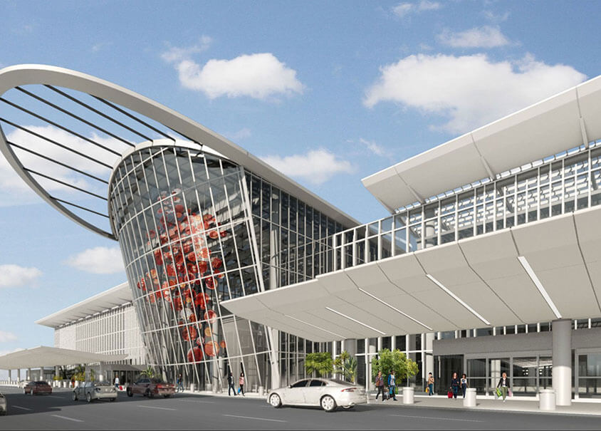 South Terminal Orlando Airport rendering