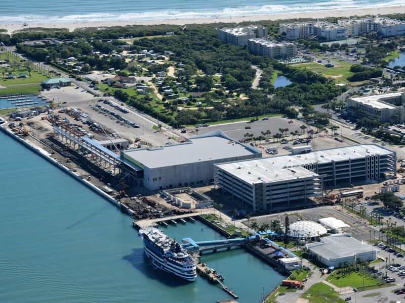 Canaveral Port aerial view