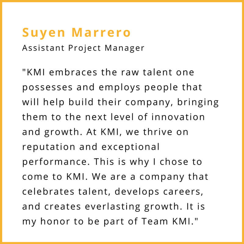 Employee testimonial Marrero