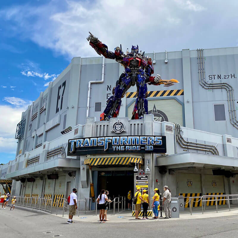 Transformers ride at Universal Studios